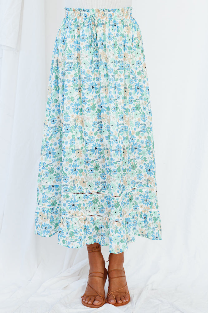 Hey There Vacay Maxi Skirt Green-Roy Dress