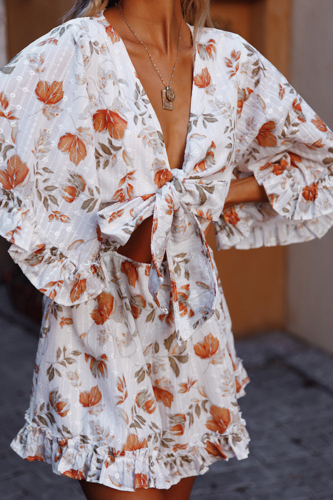 Blooming Days Romper-Roy Dress