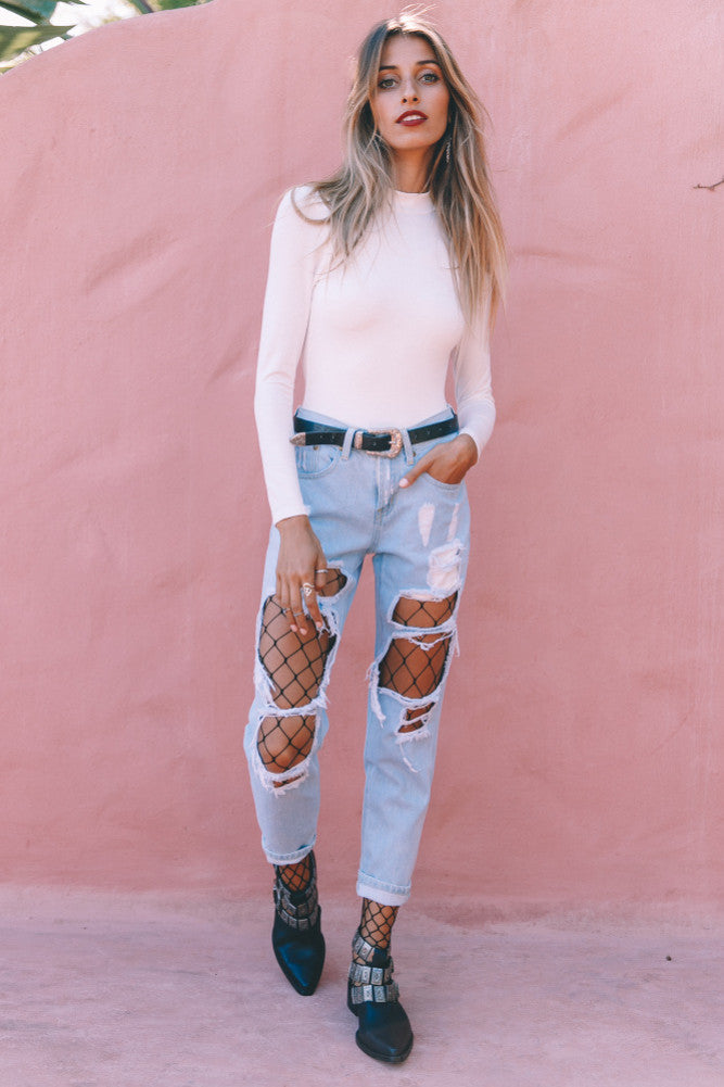 Magnitude Bodysuit White-Roy Dress