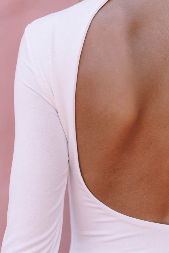 Magnitude Bodysuit White-Roy Dress