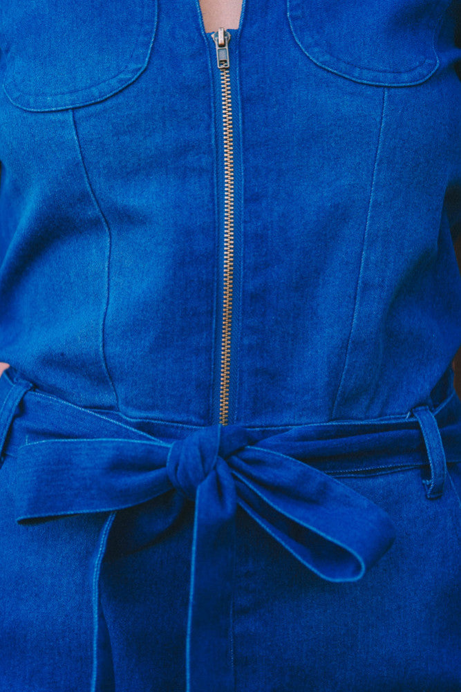 Bandit Romper Blue Denim-Roy Dress
