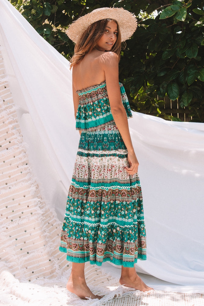 Aquanetta Crop Top Green-Roy Dress