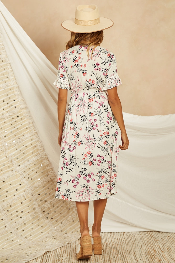 Ashler Hills Midi Dress White-Roy Dress