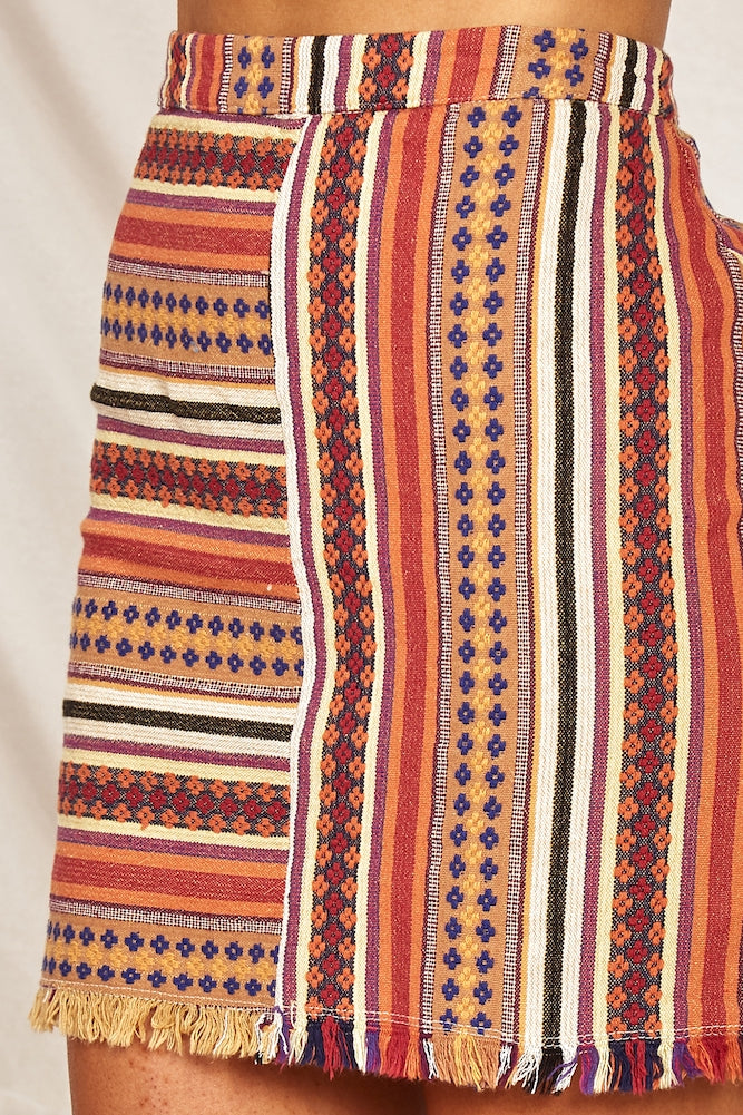 Here Comes The Sun Skirt Rust-Roy Dress