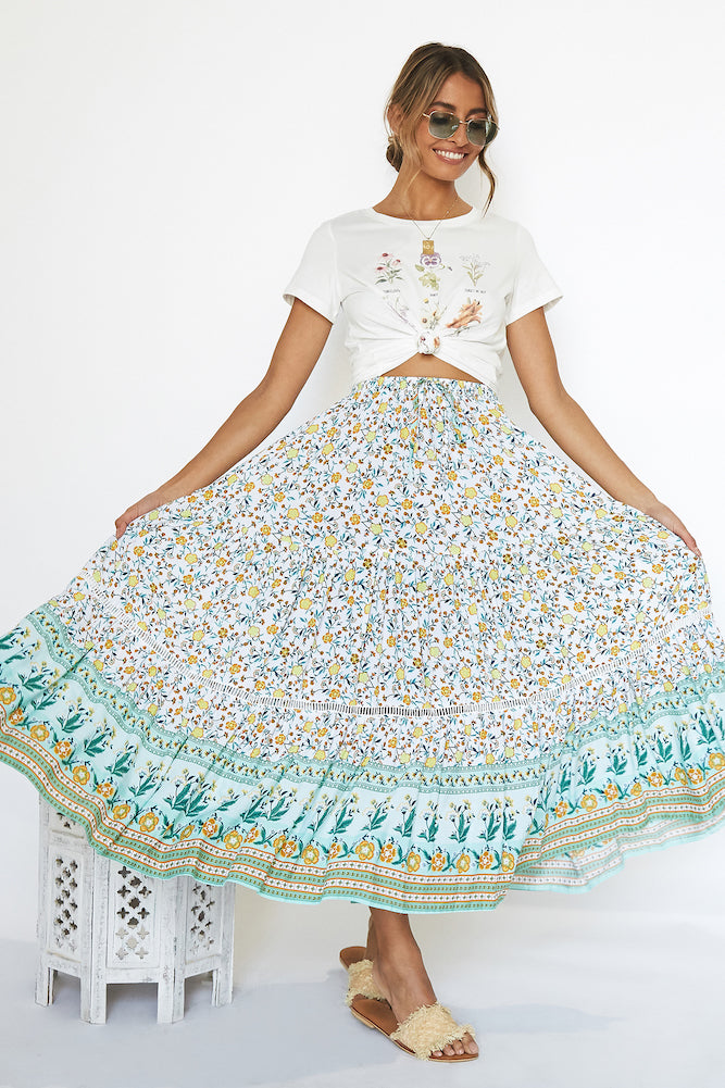 Agraba Maxi Skirt-Roy Dress