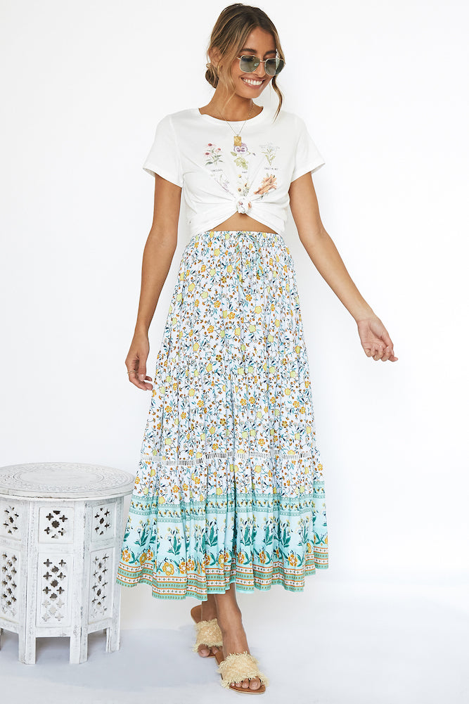 Agraba Maxi Skirt-Roy Dress