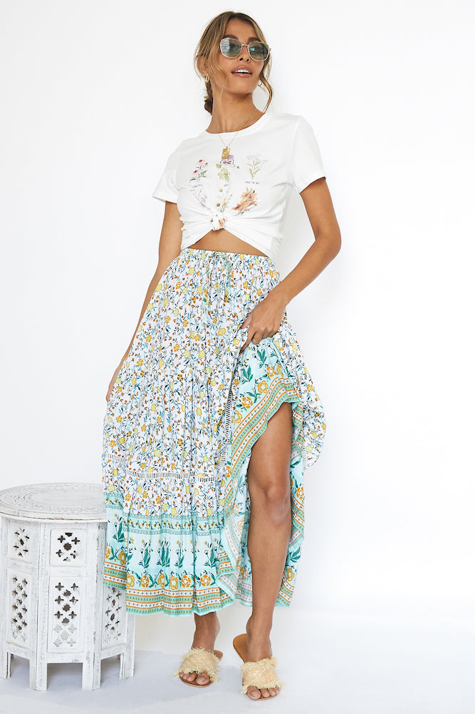 Agraba Maxi Skirt-Roy Dress