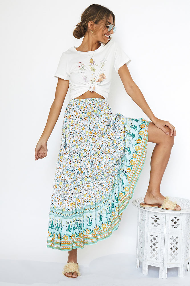 Agraba Maxi Skirt-Roy Dress