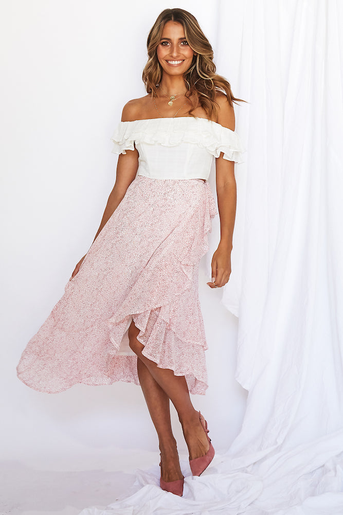 Eye Catcher Crop Top White-Roy Dress