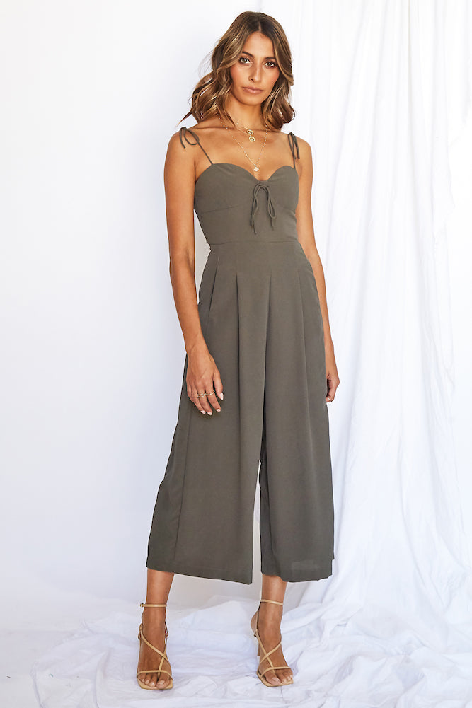Bianca Jumpsuit Khaki-Roy Dress