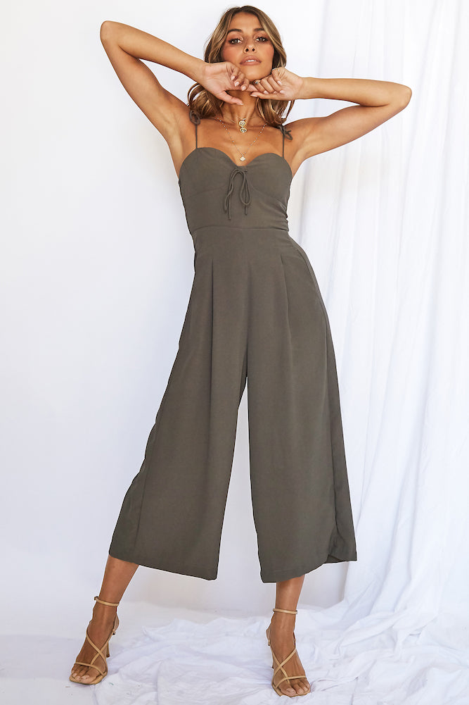 Bianca Jumpsuit Khaki-Roy Dress