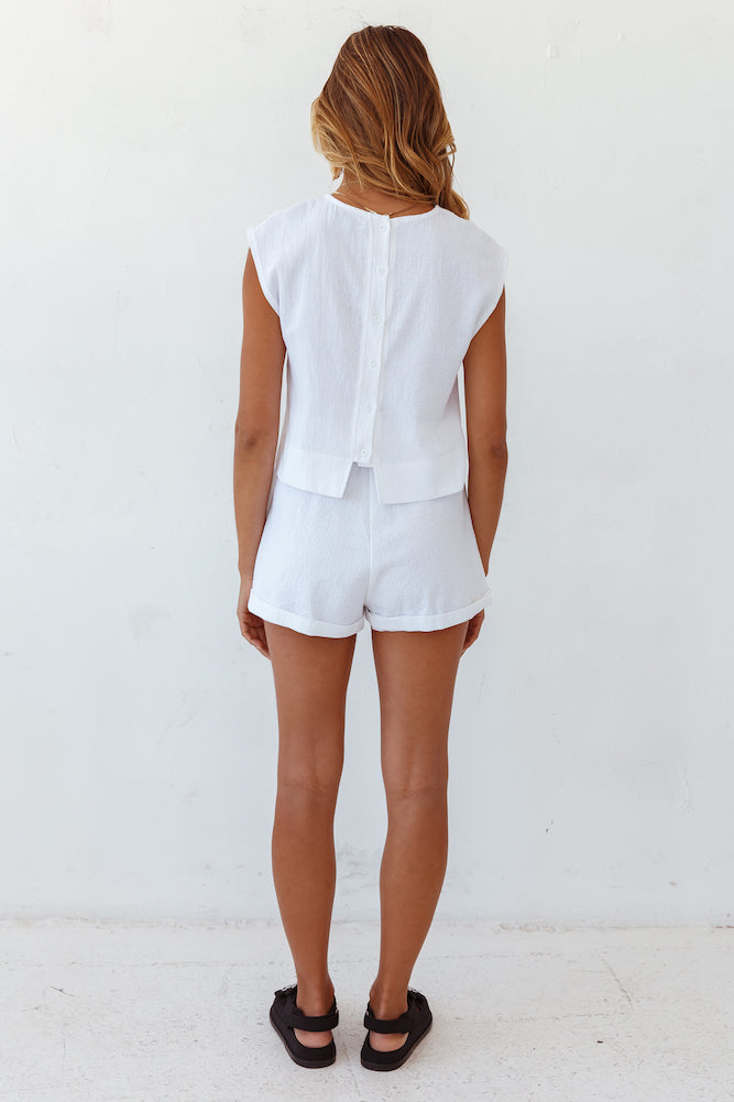 She's The One Top White-Roy Dress