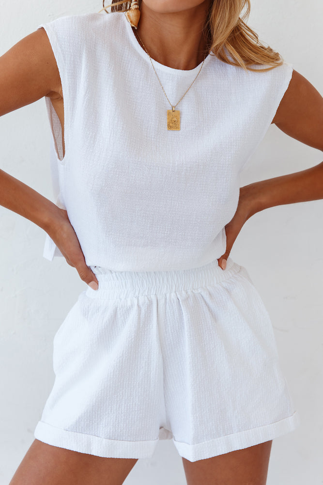 She's The One Top White-Roy Dress