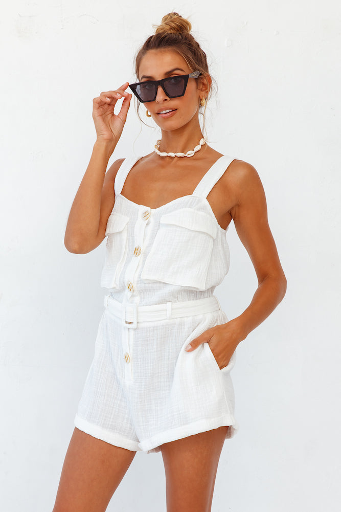 Amazon Romper White-Roy Dress