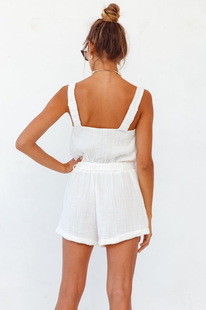 Amazon Romper White-Roy Dress
