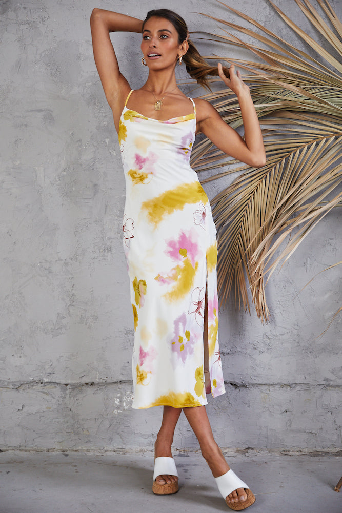 Inner Soul Midi Dress-Roy Dress