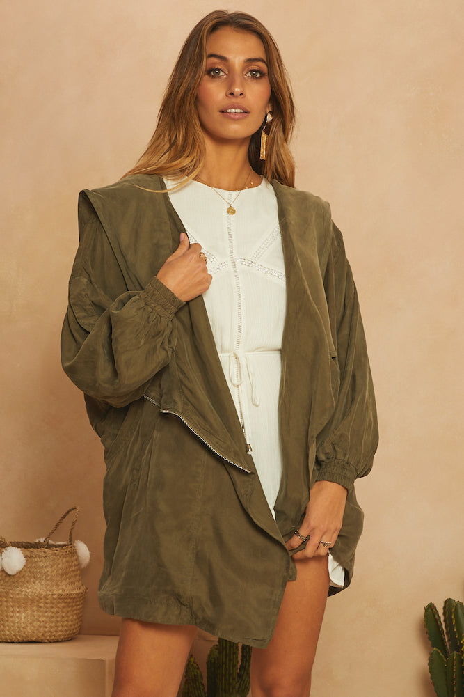 Every Open Eye Jacket Green-Roy Dress