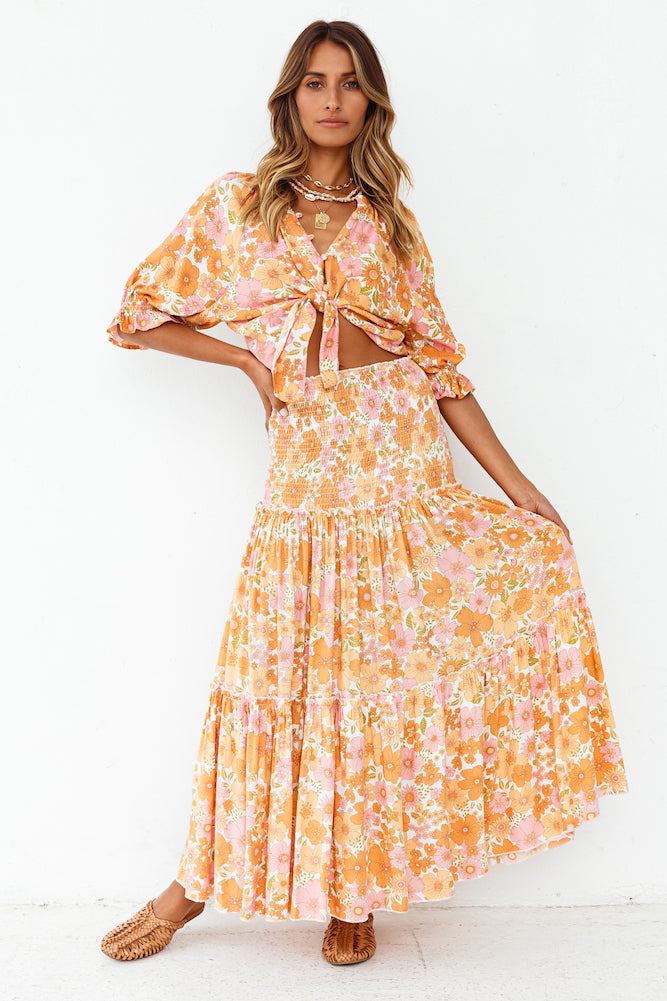 Alcala Maxi Skirt-Roy Dress