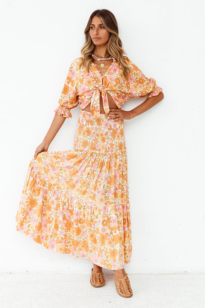 Alcala Maxi Skirt-Roy Dress