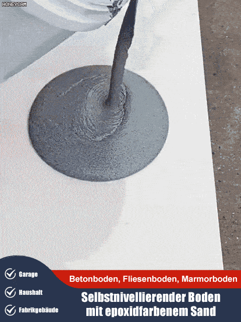 【Ungiftig und geruchlos】Verbesserte Epoxidharz-Farbkies-Bodenbeschichtung