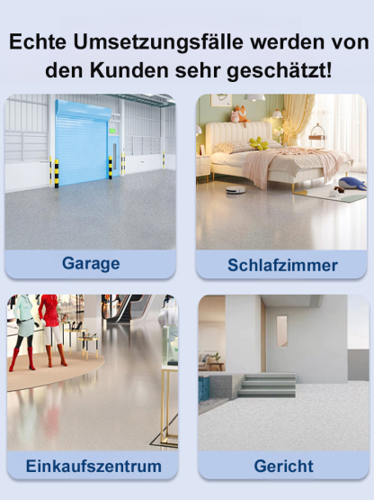 【Ungiftig und geruchlos】Verbesserte Epoxidharz-Farbkies-Bodenbeschichtung