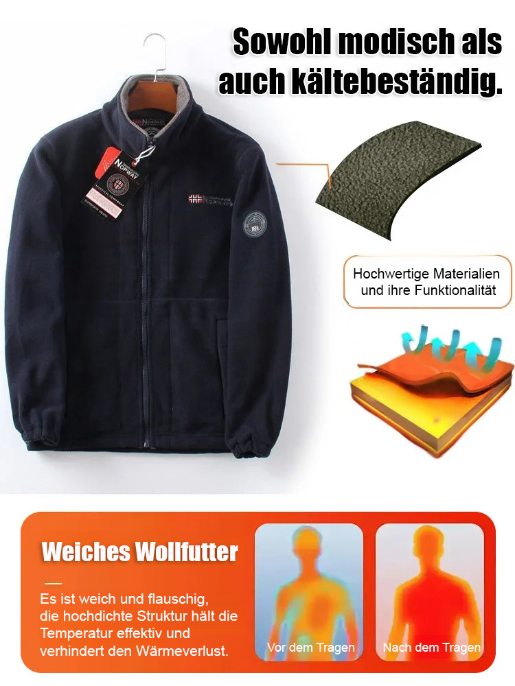 🔥【Norwegen-Exklusiv】Doppelseitiger Premium-Mantel – Handgefertigt in Norwegen, Perfekt für Jede Jahreszeit