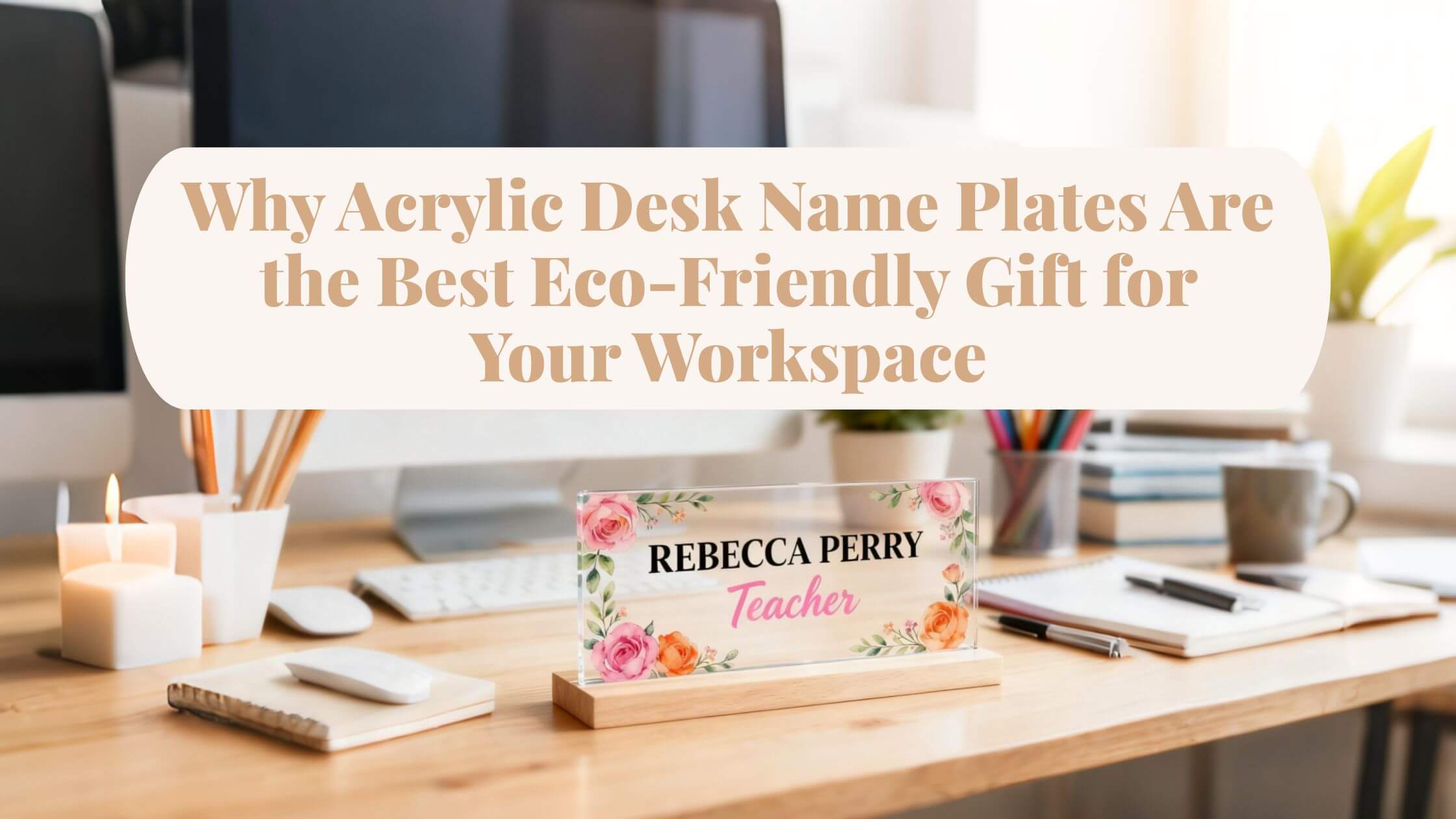 Why Acrylic Desk Name Plates Are the Best Eco-Friendly Gift for Your Workspace