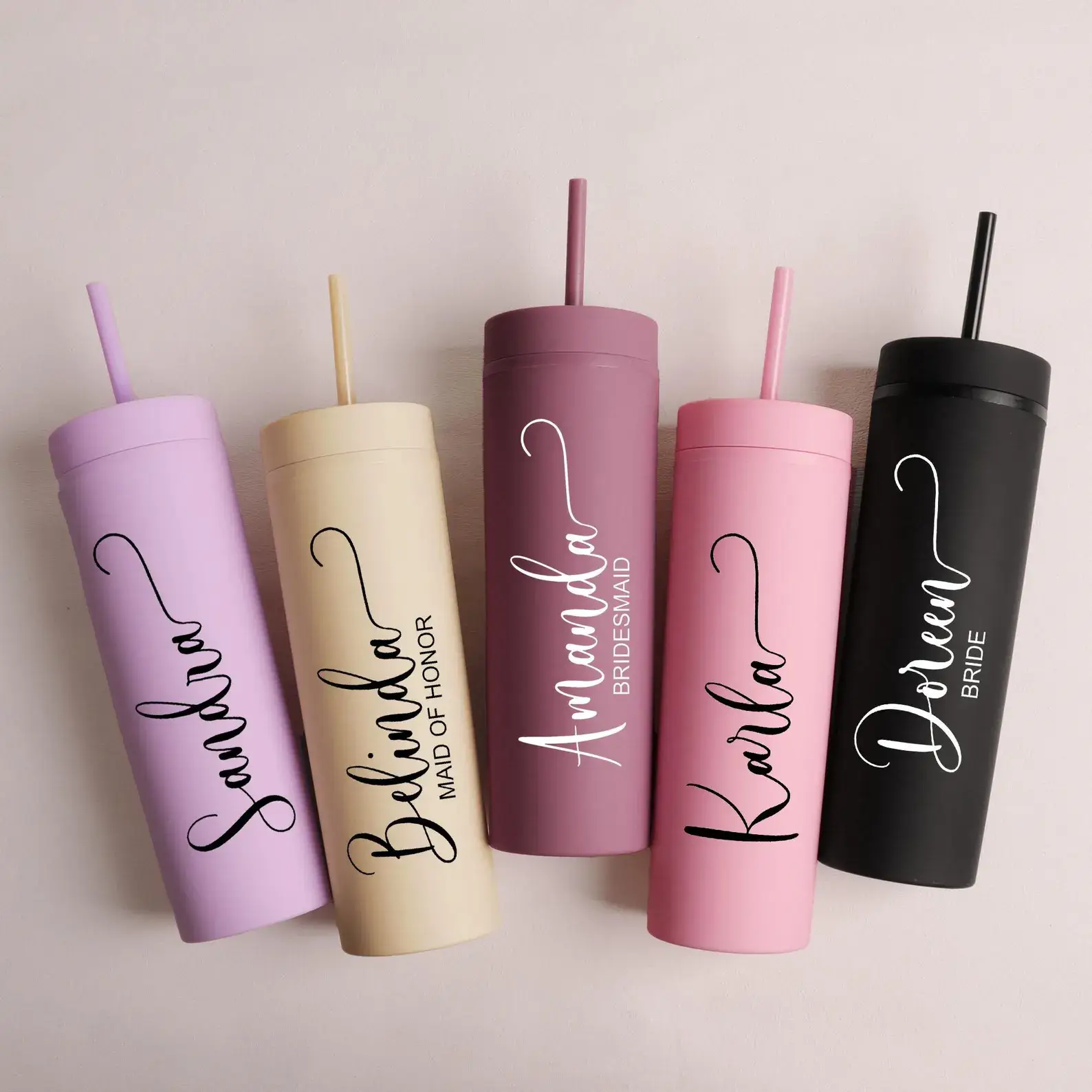 Personalized tumblers with names