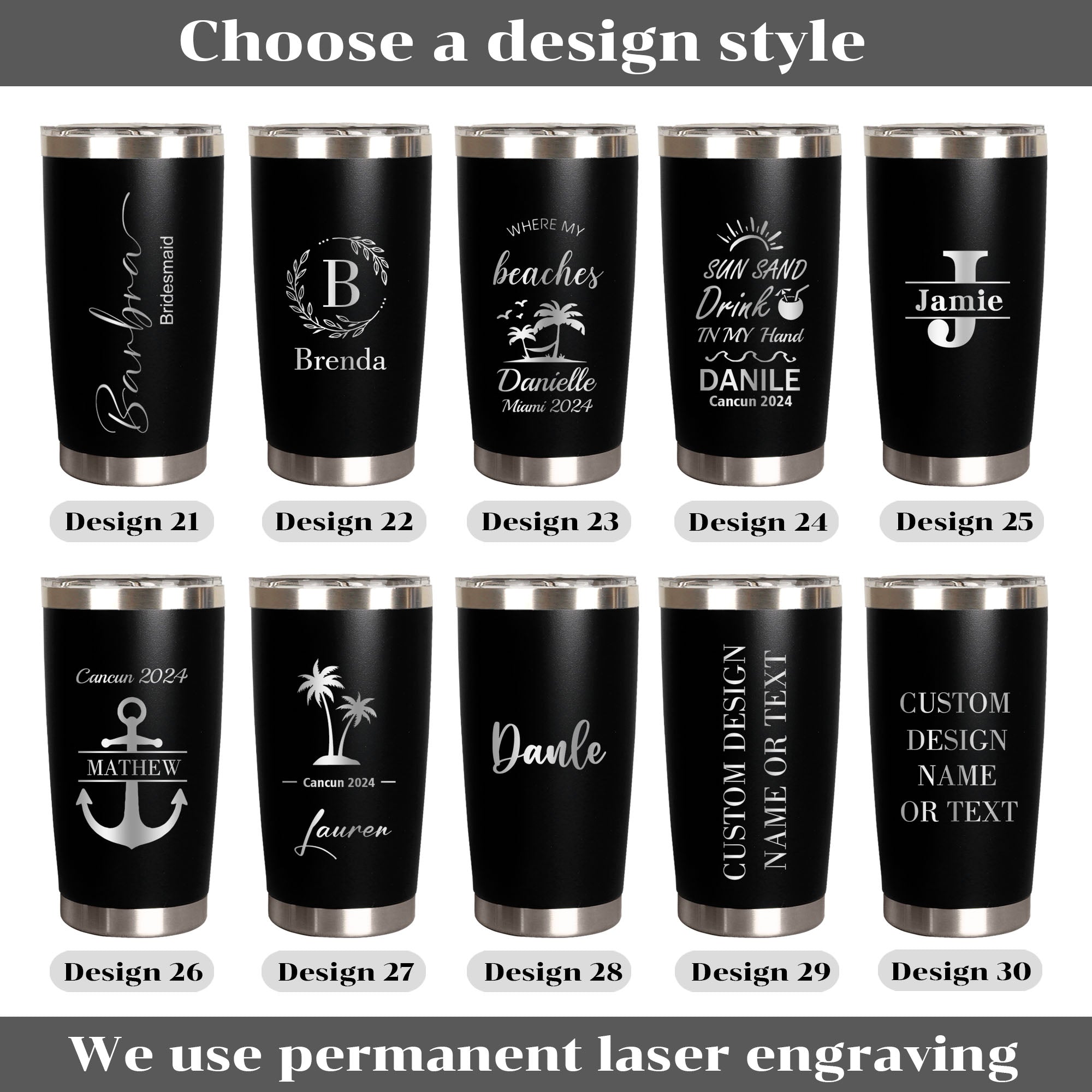 Zhehao Braut Tumbler – Edelstahl-Becher 20 Oz (ca. 590 Ml) Mit „MRS“-Aufdruck – Inkl. Deckel & Strohhalm, Perlen-Design