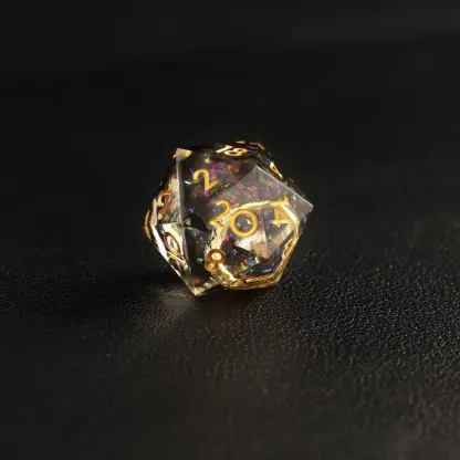 Black Brass Ring Dice – The Lord of the Rings Dice Set