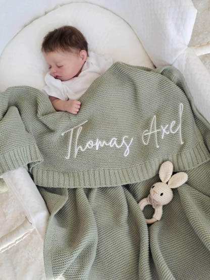 Personalized baby blanket with name - Perfect Gift for Newborns & Toddlers