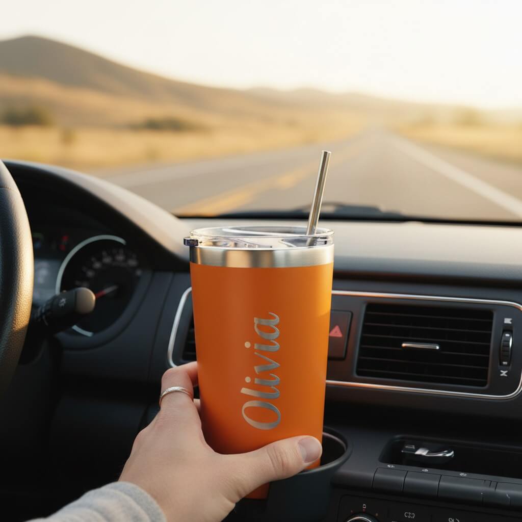 Custom Engraved 20oz Travel Tumbler for Girls Trip & Bachelorette Party Favors