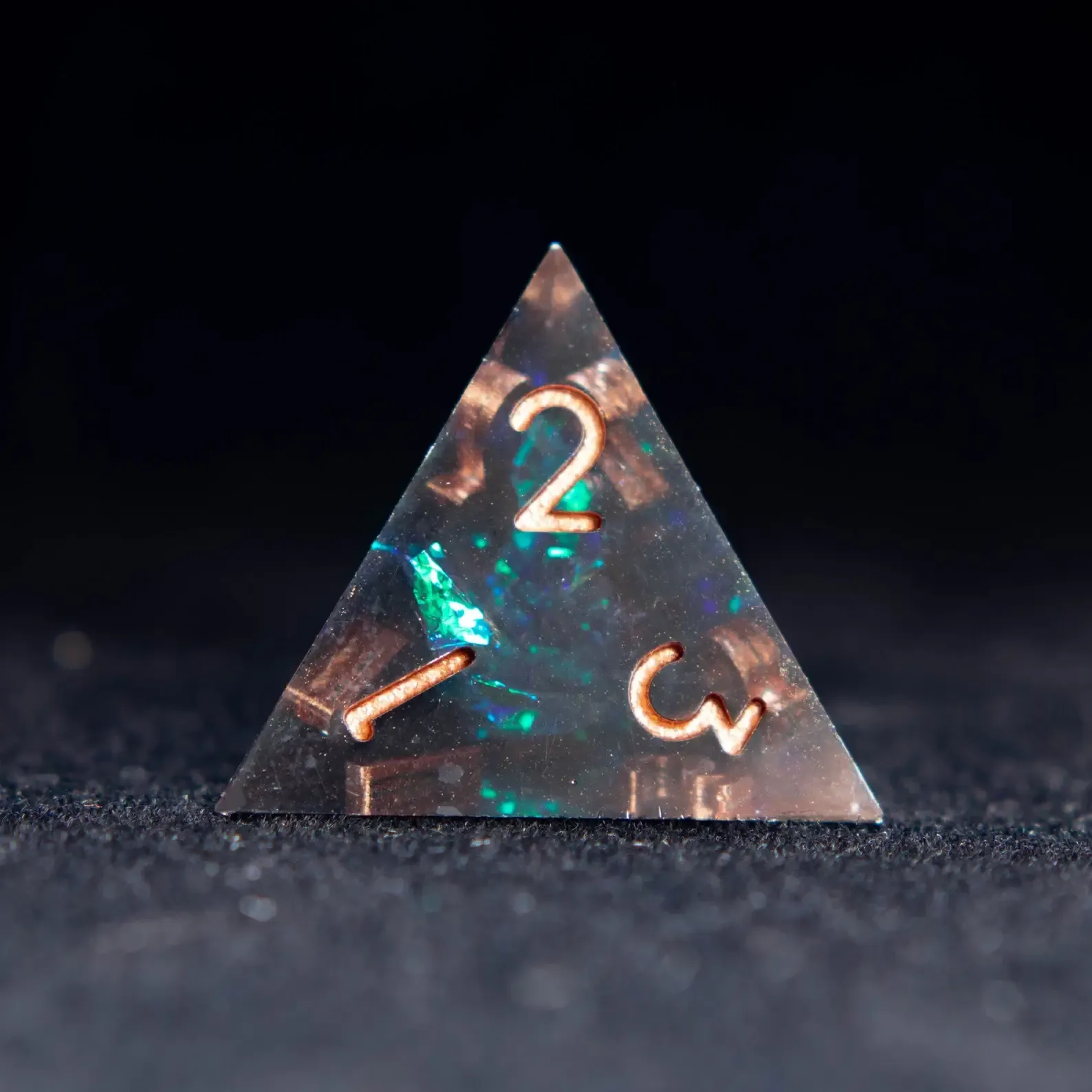 Black & Blue DND Dice Set – Sharp Edge Polyhedral D6 & D20, Perfect Gift for RPG Players