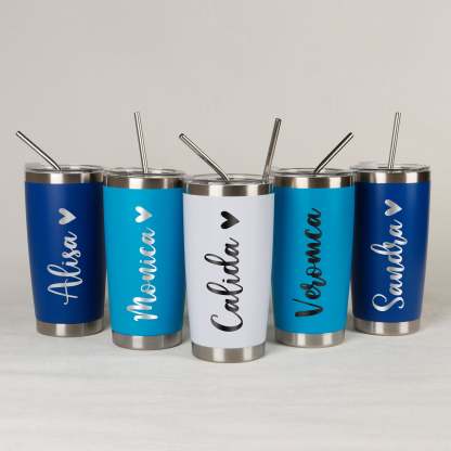 Custom Name Tumbler- Bridesmaid & Birthday Gift, Family Vacation Gift