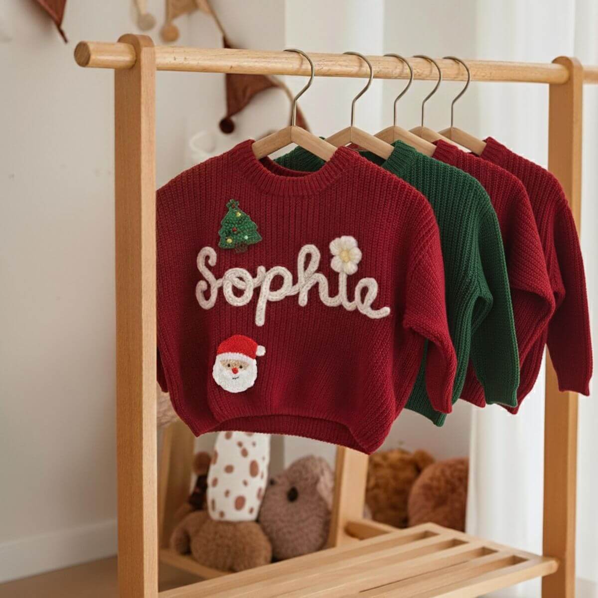 Custom Embroidered Baby Name Sweater – Light & Soft Personalized Gift