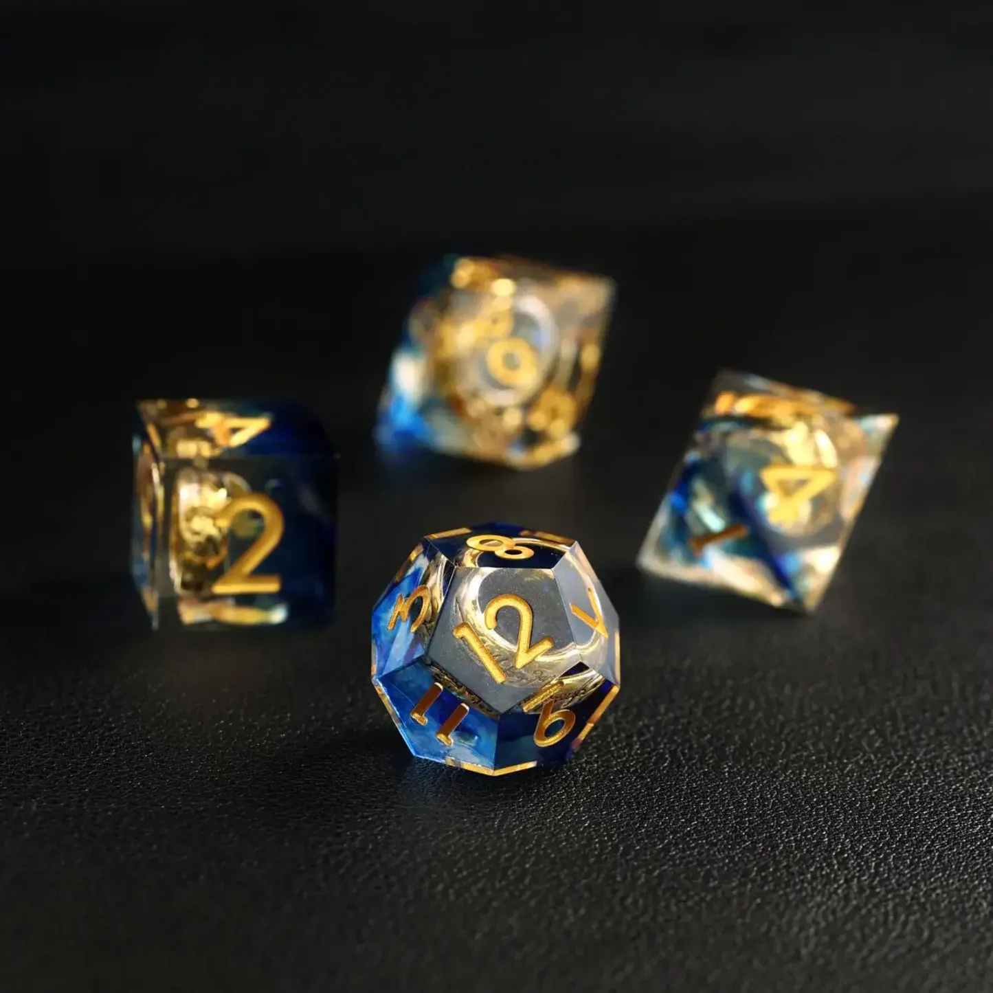 Blue Brass Ring Dice – The Lord of the Rings Dice Set