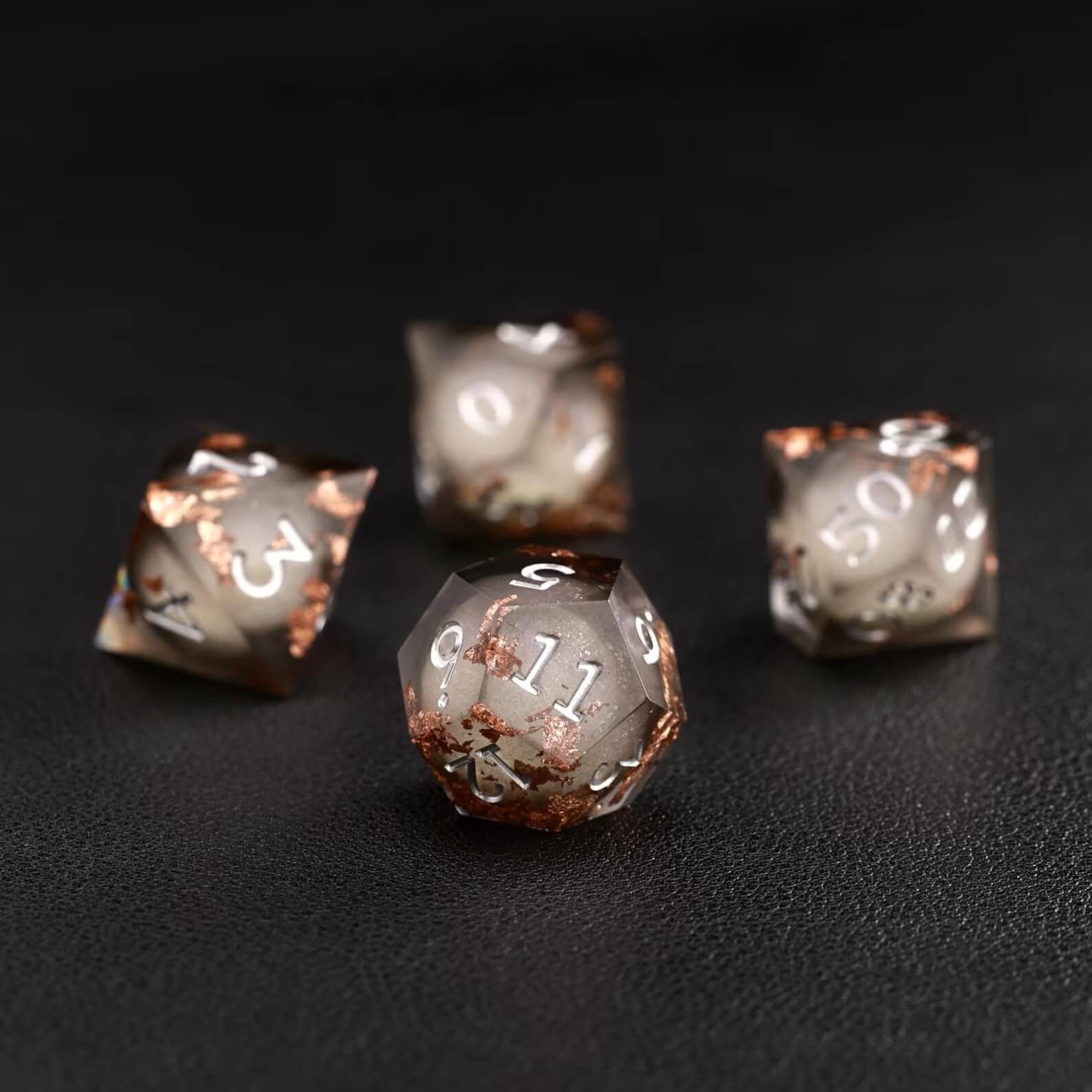 Black Copper Foil Liquid Core Dice