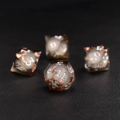 Black Copper Foil Liquid Core Dice