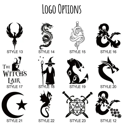 Personalized DND dice box service, Only service, not include box