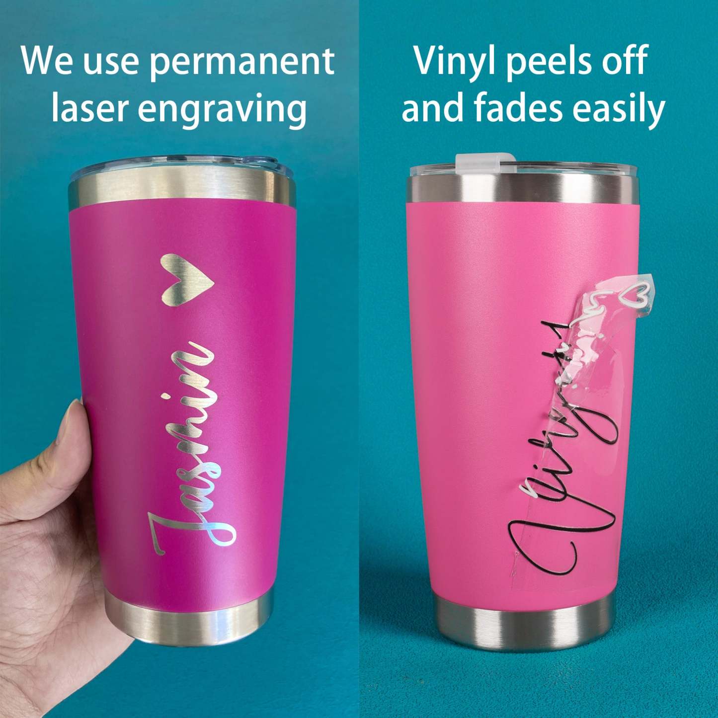 Custom Name Tumbler- Bridesmaid & Birthday Gift, Family Vacation Gift