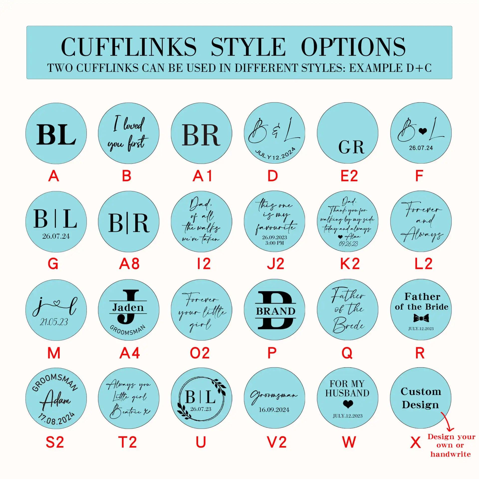 Groomsman Gift - Cufflinks with Box