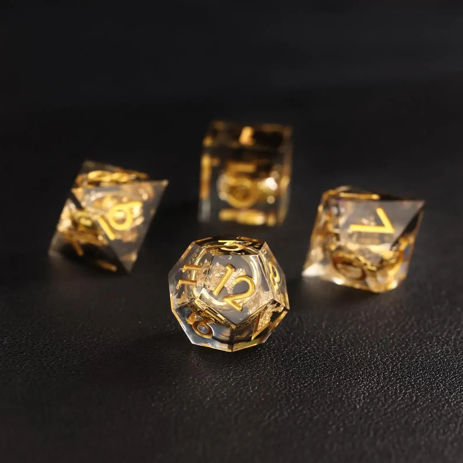 Black Brass Ring Dice – The Lord of the Rings Dice Set