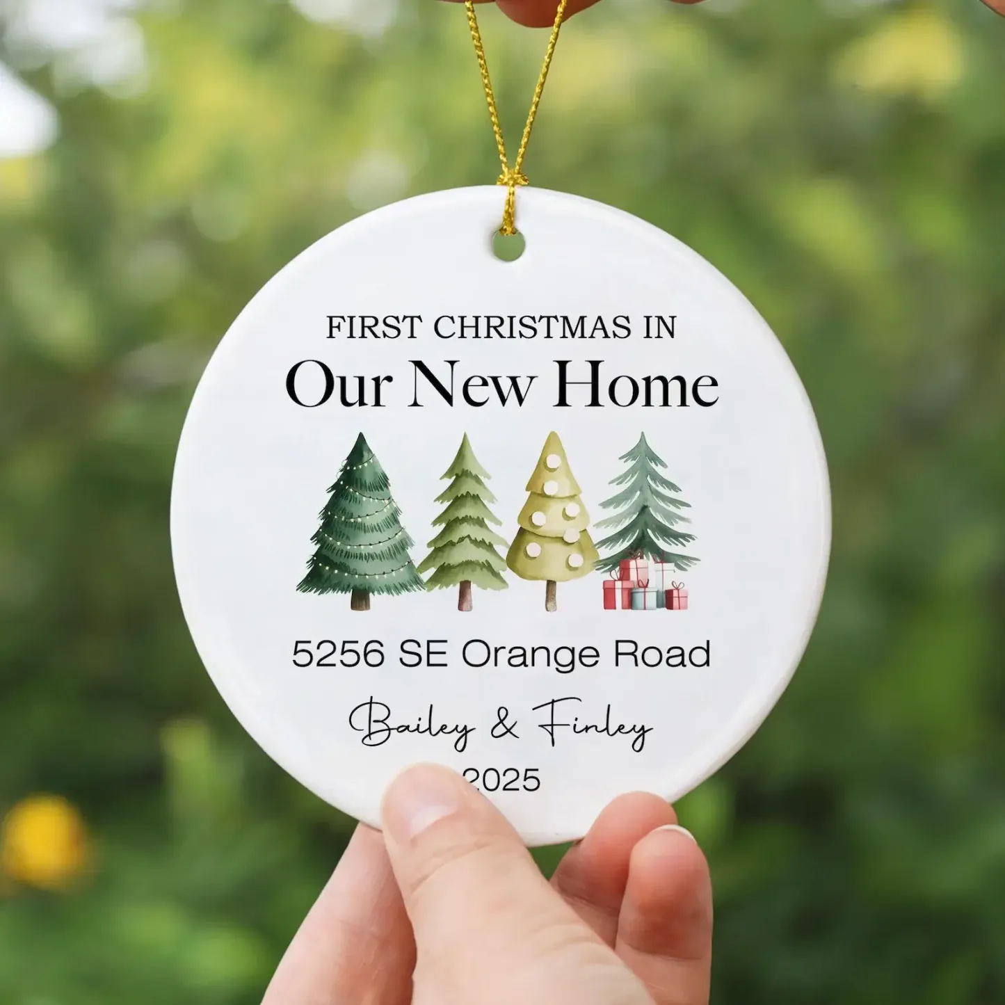 First Christmas in Our New Home Christmas Ornaments