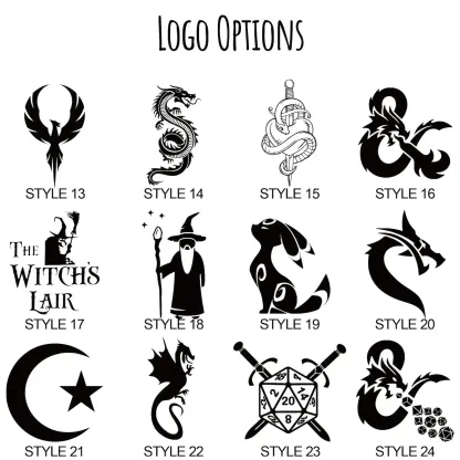 Personalized D&D Dice Set – Engraved Box, Sharp Edge Resin Polyhedral RPG Dice, Perfect Birthday Gift