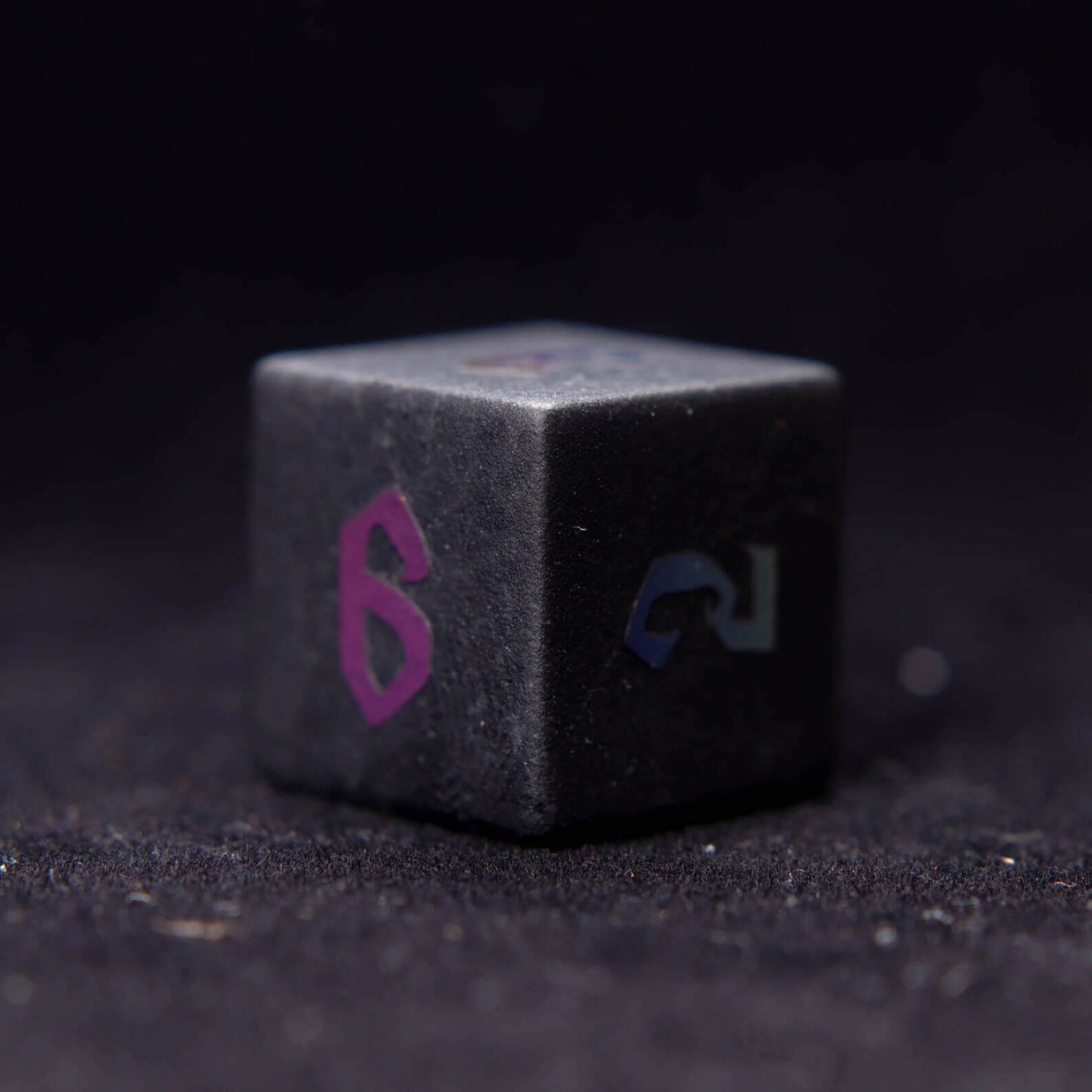 Black Obsidian DND Dice Set – Matte Sharp Edge Polyhedral Dice for D&D RPG