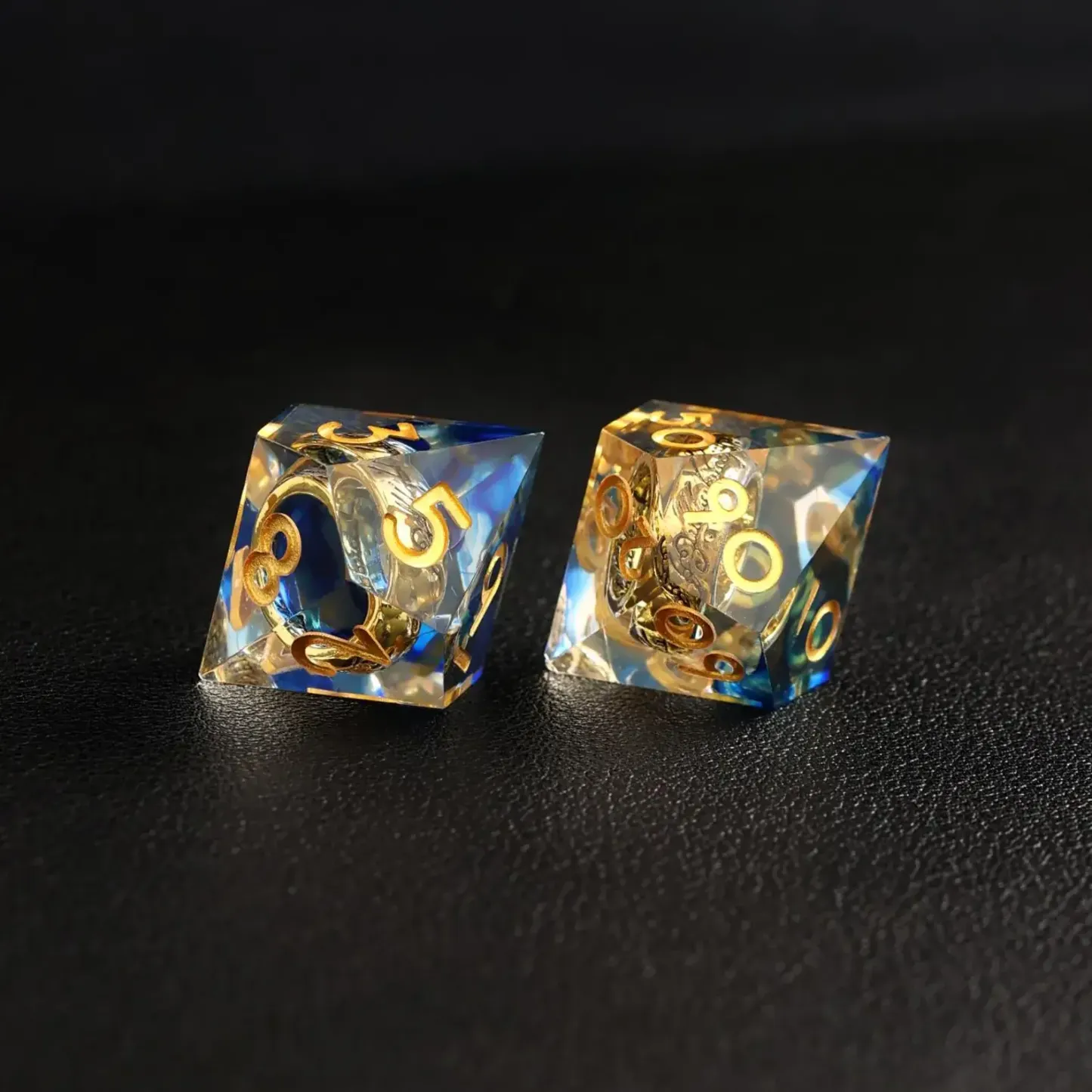Blue Brass Ring Dice – The Lord of the Rings Dice Set