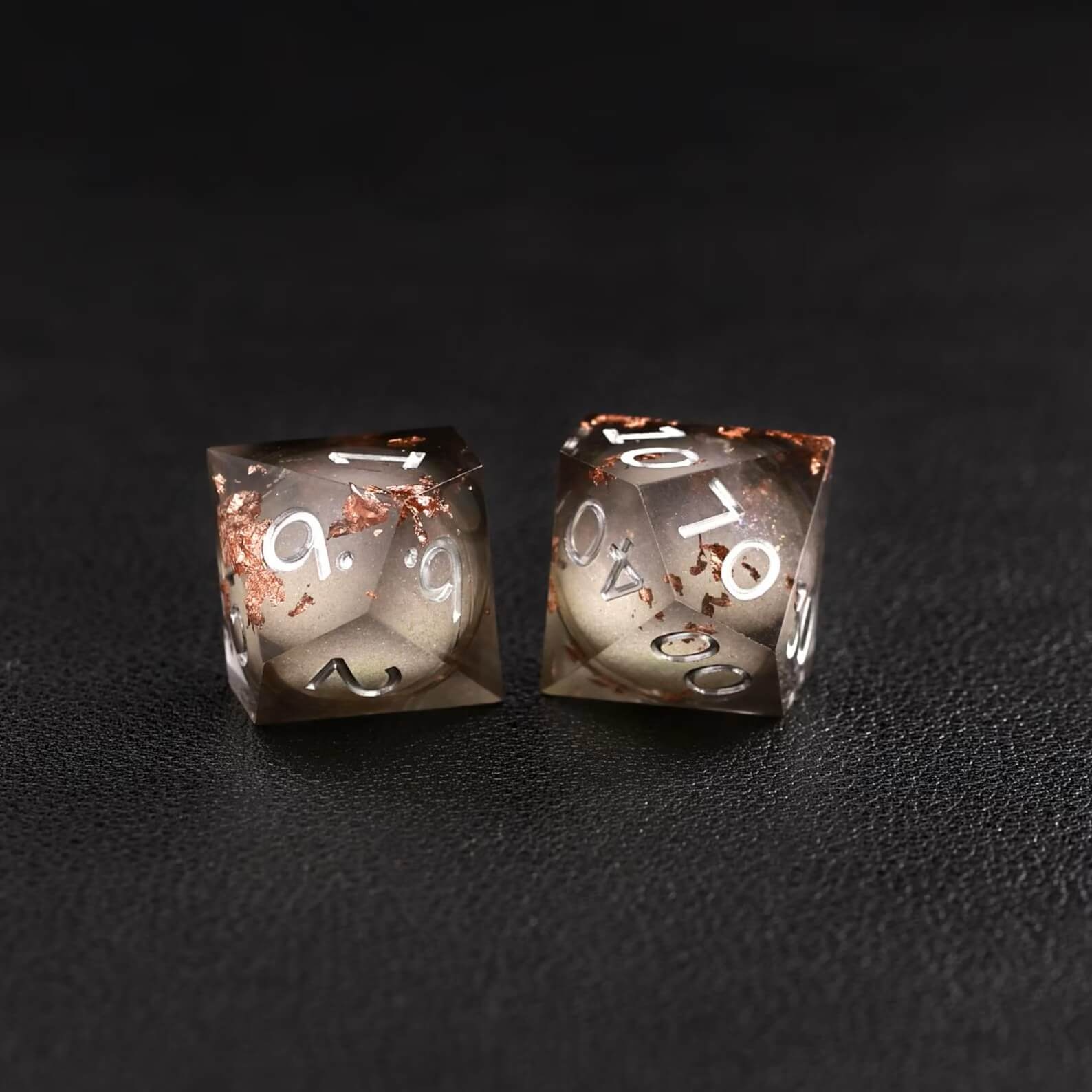 Black Copper Foil Liquid Core Dice