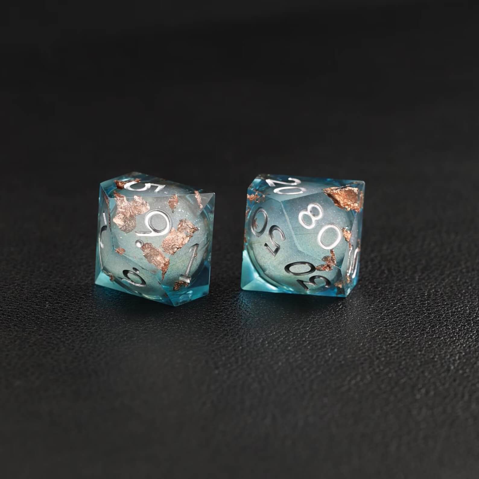 BLue Copper Foil Liquid Core Dice
