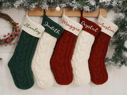 Personalized Farmhouse Holiday Stockings - Perfect Christmas Gift & Decoration