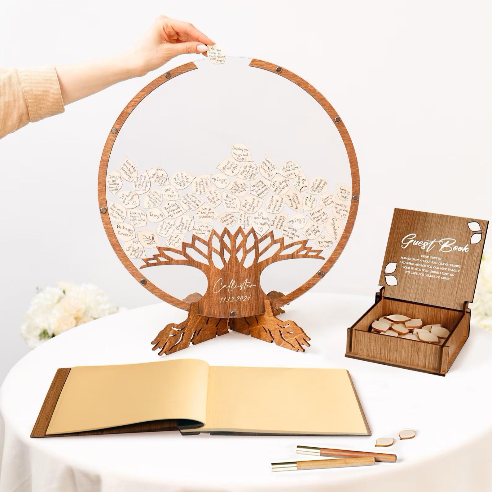 Personalized Family Tree Wedding Guest Book – A Meaningful Alternative for Your Wedding